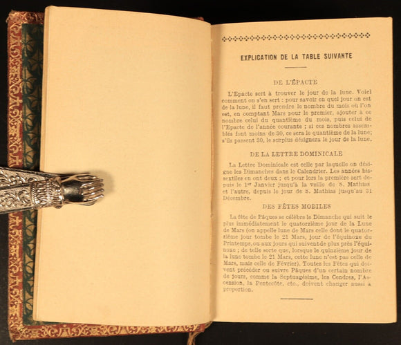 Paroissien Complet ou Heures A L'Usage Du Diocese De Lyon 1918 Antique Book