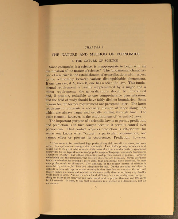 1947 The Theory Of Price by George J. Stigler Antique Economics Book