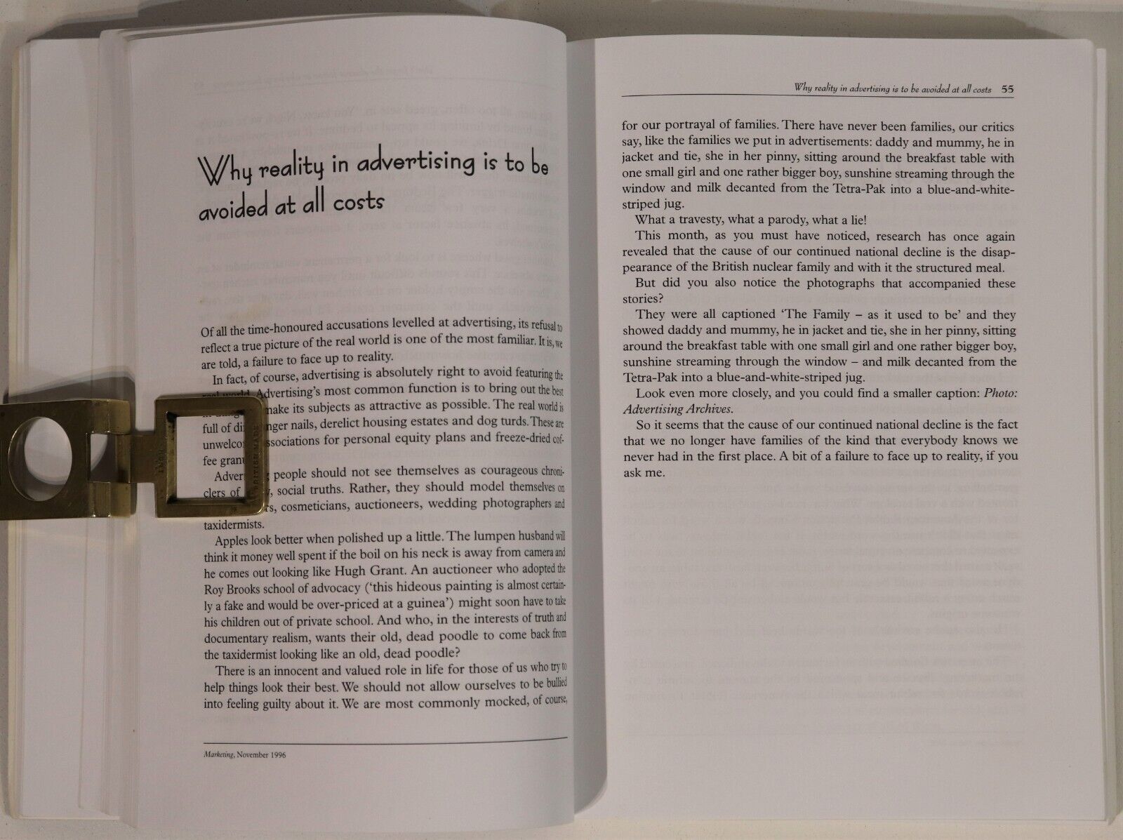 2003 Behind The Scenes In Advertising Marketing & Advertising Book