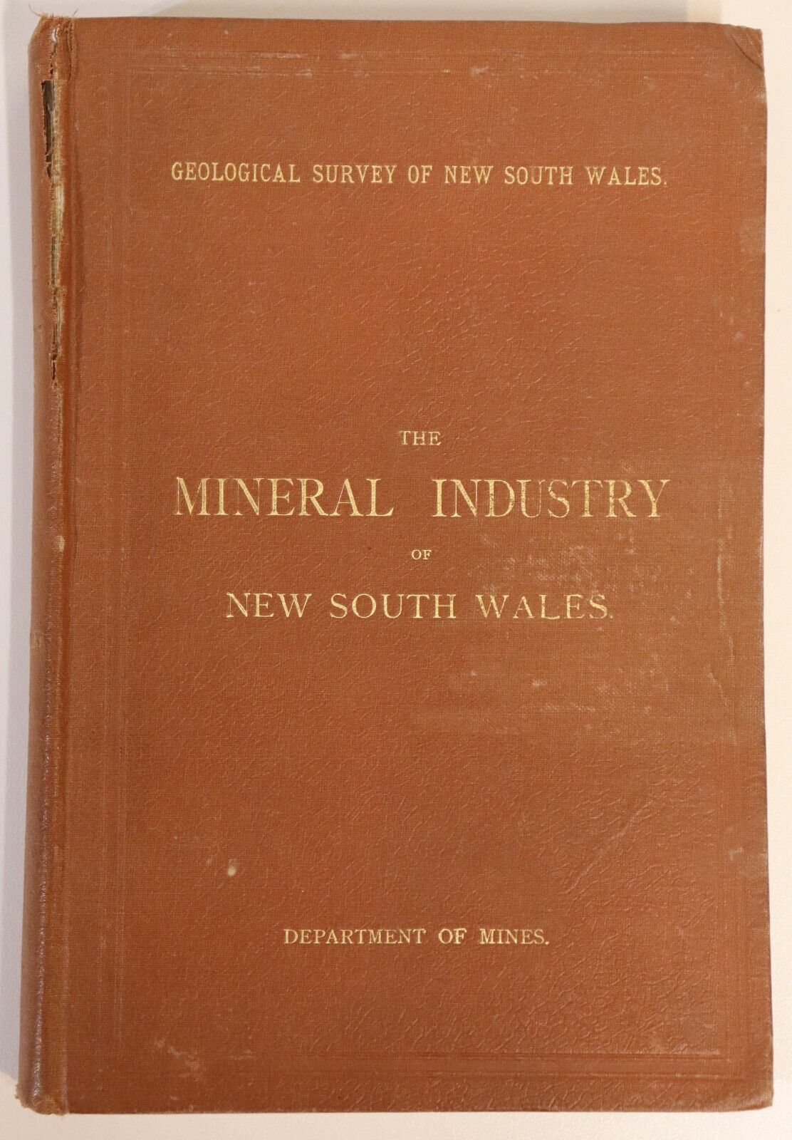 1928 The Mineral Industry Of New South Wales Australian Mining History Book