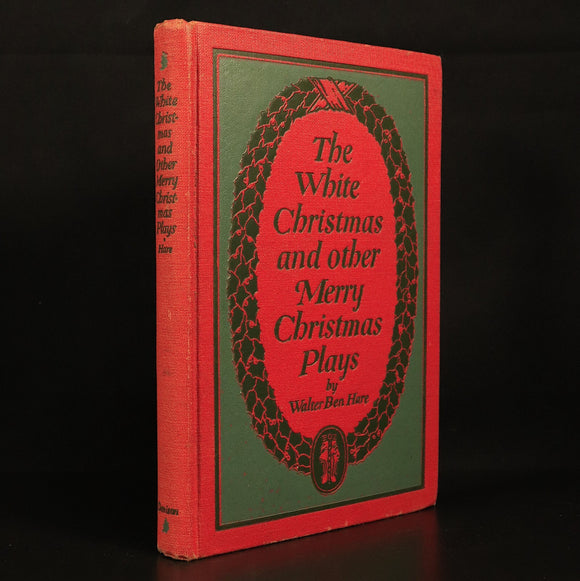 1917 White Christmas & Other Christmas Plays Walter Ben Hare Drama Theatre Book