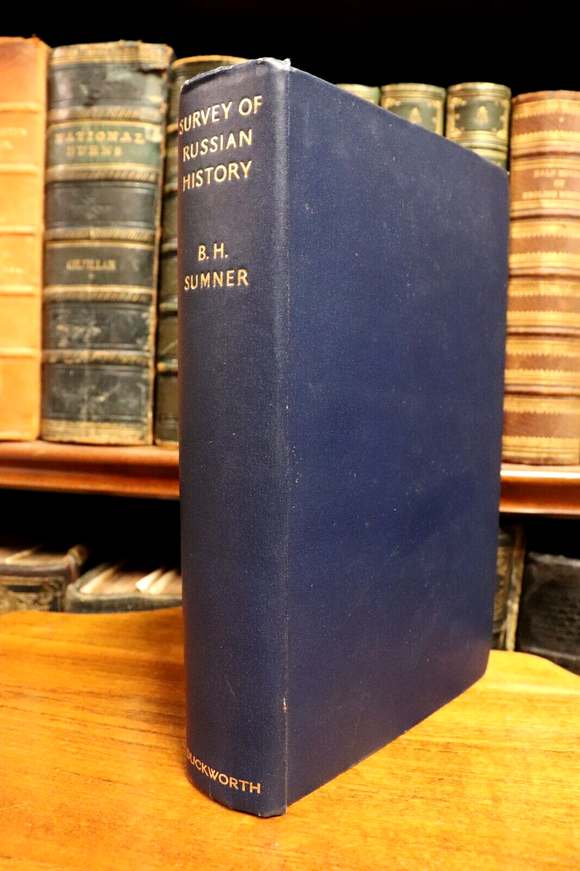 1944 Survey Of Russian History by BH Sumner Russian History Book First Edition