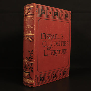 c1879 Curiosities Of Literature Isaac D'Israeli Antiquarian British History Book