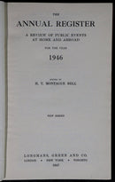 c1945 2vol The Annual Register For Years 1945 & 1946 British World History Books-7