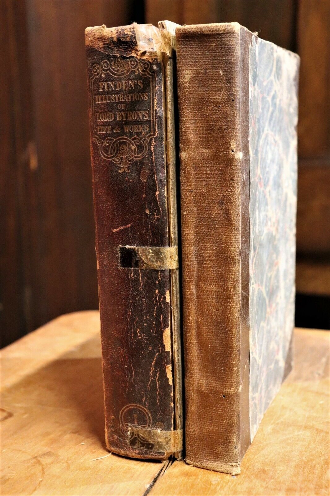 c1833 Finden's Illustrations Life & Work Of Lord Byron Antique History Books