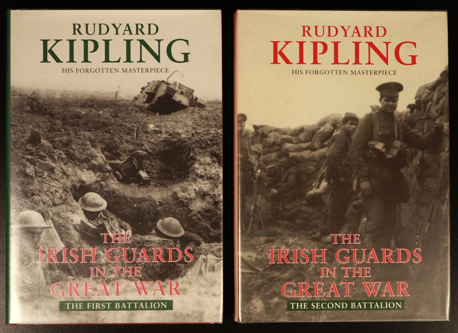 1997 2vol Irish Guards In Great War by R. Kipling Military History Book Set WW1