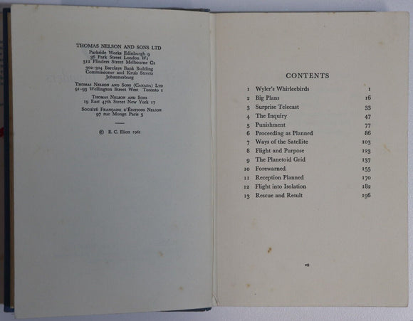 1961 Kemlo And The Space Invaders by EC Eliott Classic Science Fiction Book