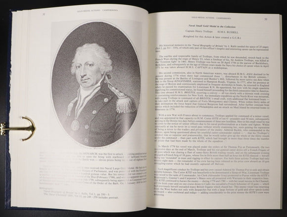 1987 2vol Naval Medals 1793-1856 + 1857-1880 by K. Douglas-Morris Military Books