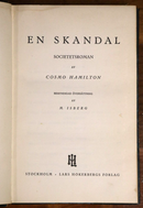 1919 En Skandal by Cosmo Hamilton Antique Swedish Literature Book-2