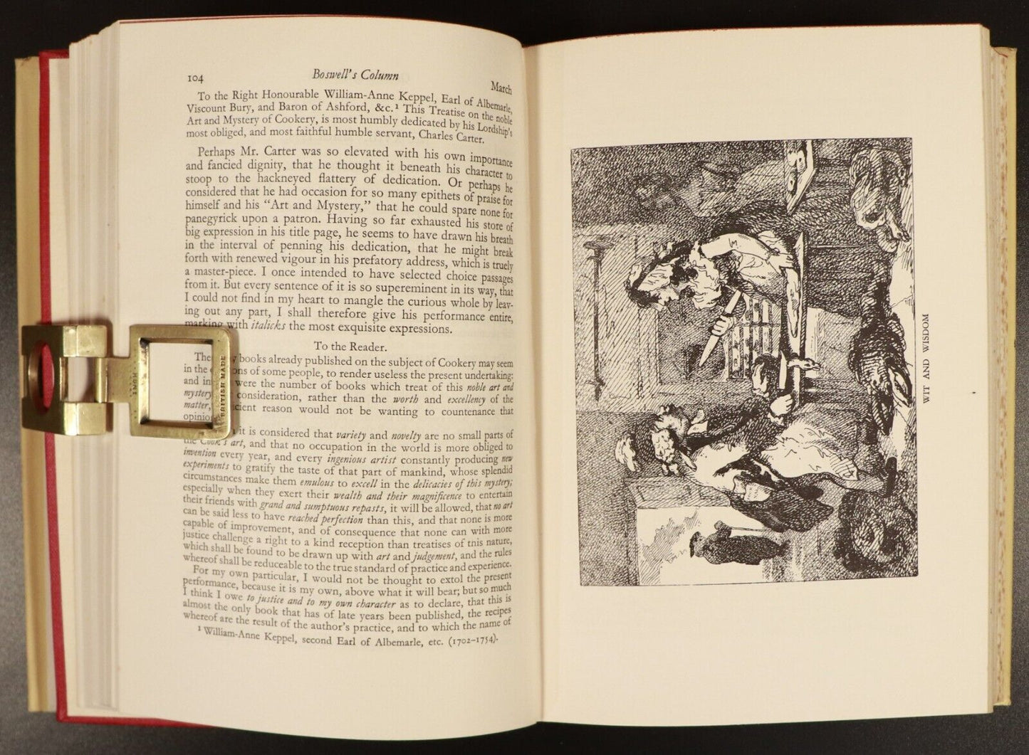 1951 Boswell's Column 1st Edition Vintage Scottish History Book