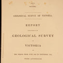 1865 Geological Survey Of Victoria Colonial Government Report History Book 1864-2
