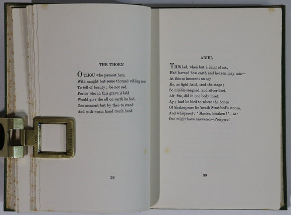 1933 The Fleeting by Walter De La Mare 1st Edition British Literature Book