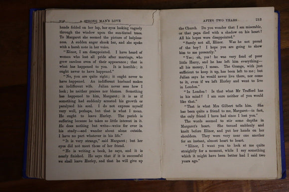 c1910 A Strong Man's Love by David Lyall Antique Scottish Fiction Book
