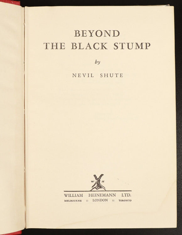 1955 4vol Nevil Shute Bulk Lot Fiction Books Rainbow Trustee Black Stump