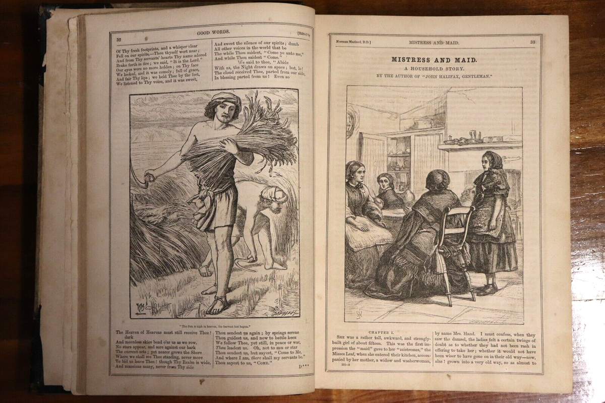 1867 Good Words For 1862 by Norman Macleod Antique British History Boo ...
