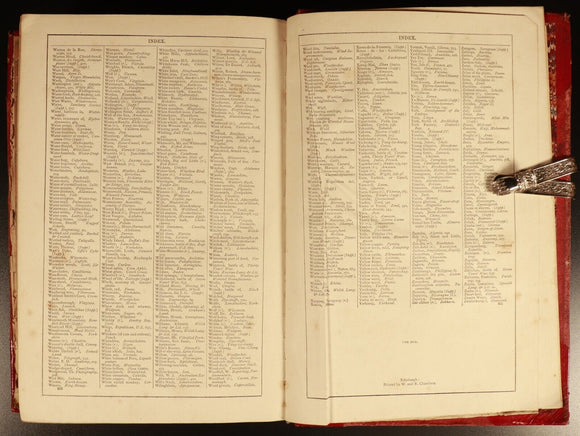 c1868 3vol Chambers's Encyclopaedia Antiquarian Reference Books Maps Australia