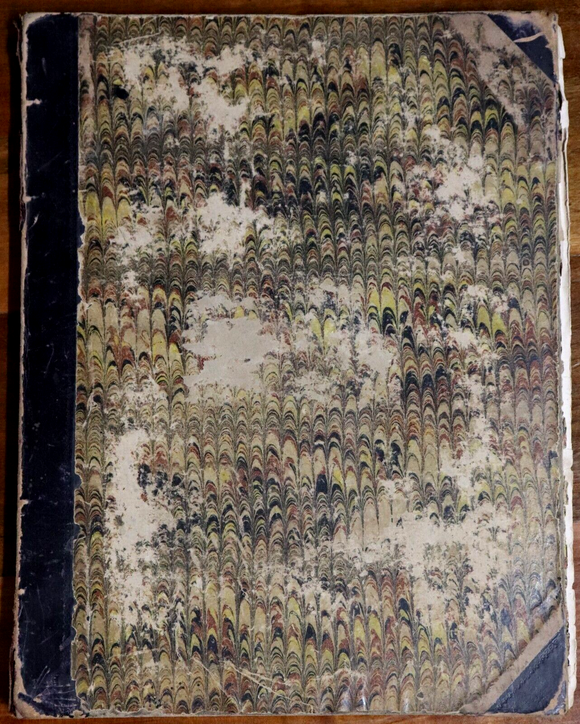 c1830 Great Britain Illustrated Antique British History & Engravings Book