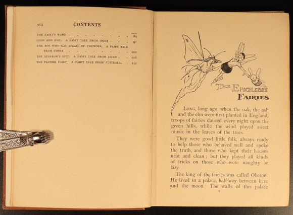 Tales Of The Fairies by Lewis Marsh 1929 Antique Illustrated Childrens Book