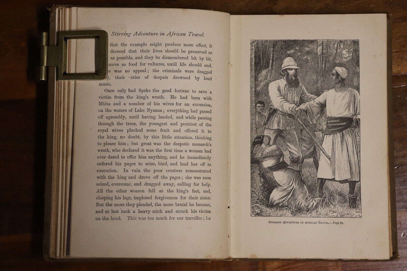 1888 Stirring Adventure In African Travel by Charles Bruce Exploration Book