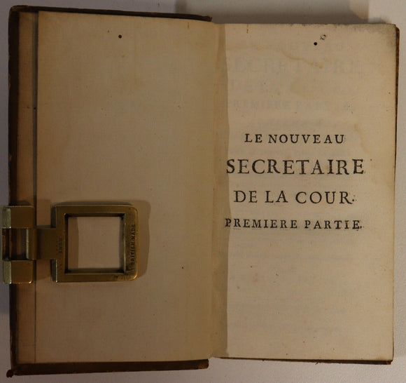 1748 Le Nouveau Secretaire De La Cour Paris French Antiquarian Book