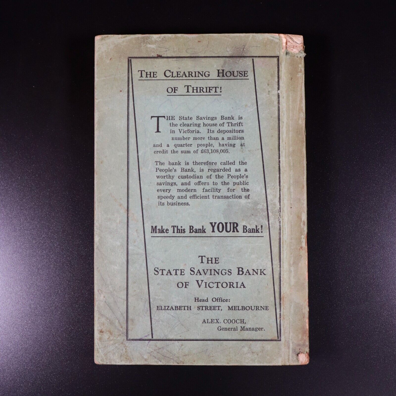 1936 Ramsays Melbourne Business & Professional Directory Australian History Book