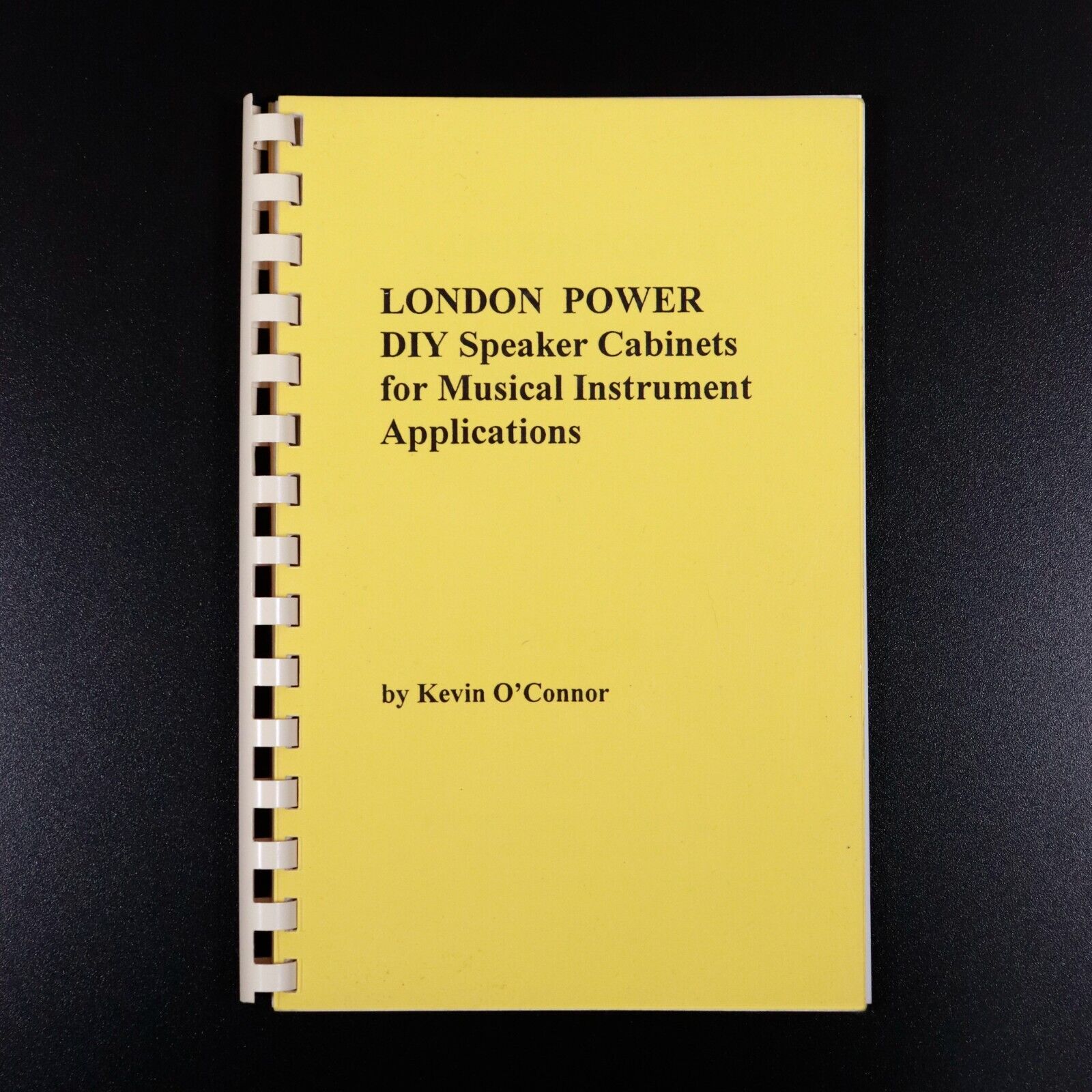 2001 London Power DIY Speaker Cabinets by Kevin O'Connor Music Instrument Book