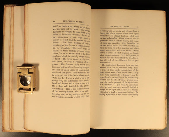 1892 Toilers Of The Field by Richard Jefferies Antique History Book Ltd Edition