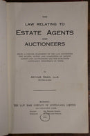 1925 The Law Relating To Estate Agents & Auctioneers Australian History Book-3