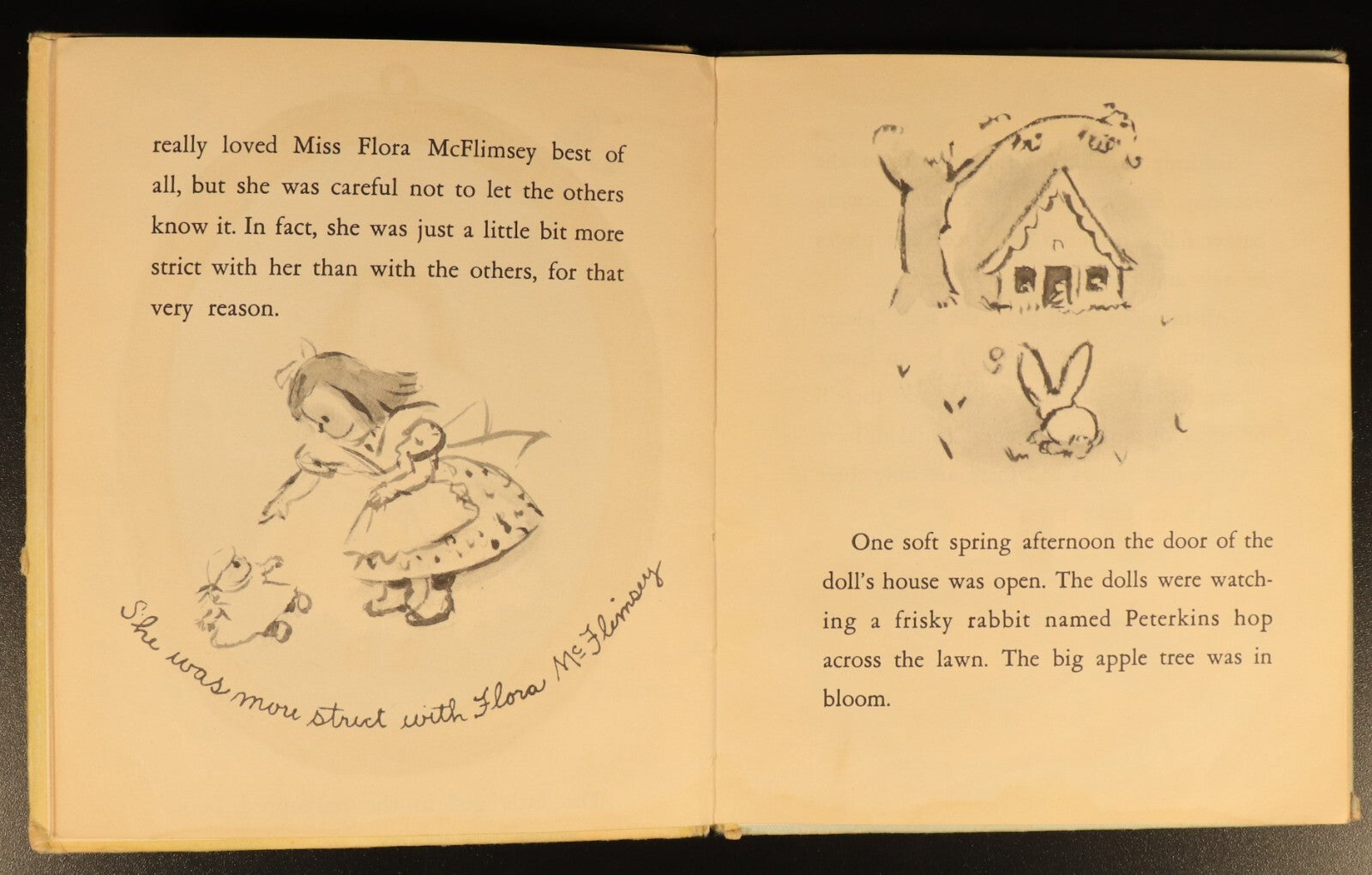Miss Flora McFlimsey's Easter Bonnet by Mariana 1961 Vintage Children's Book