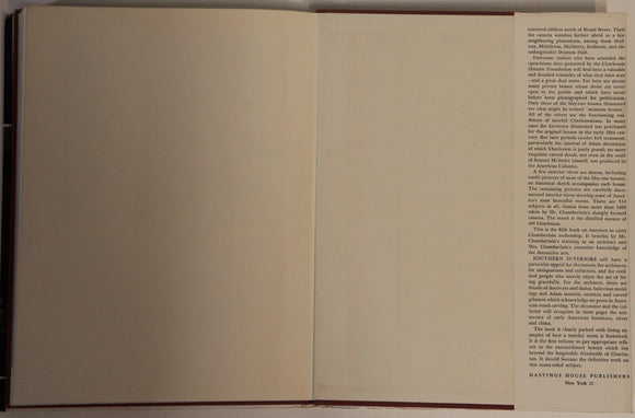 1956 Southern Interiors Of Charleston Vintage American Architecture Book