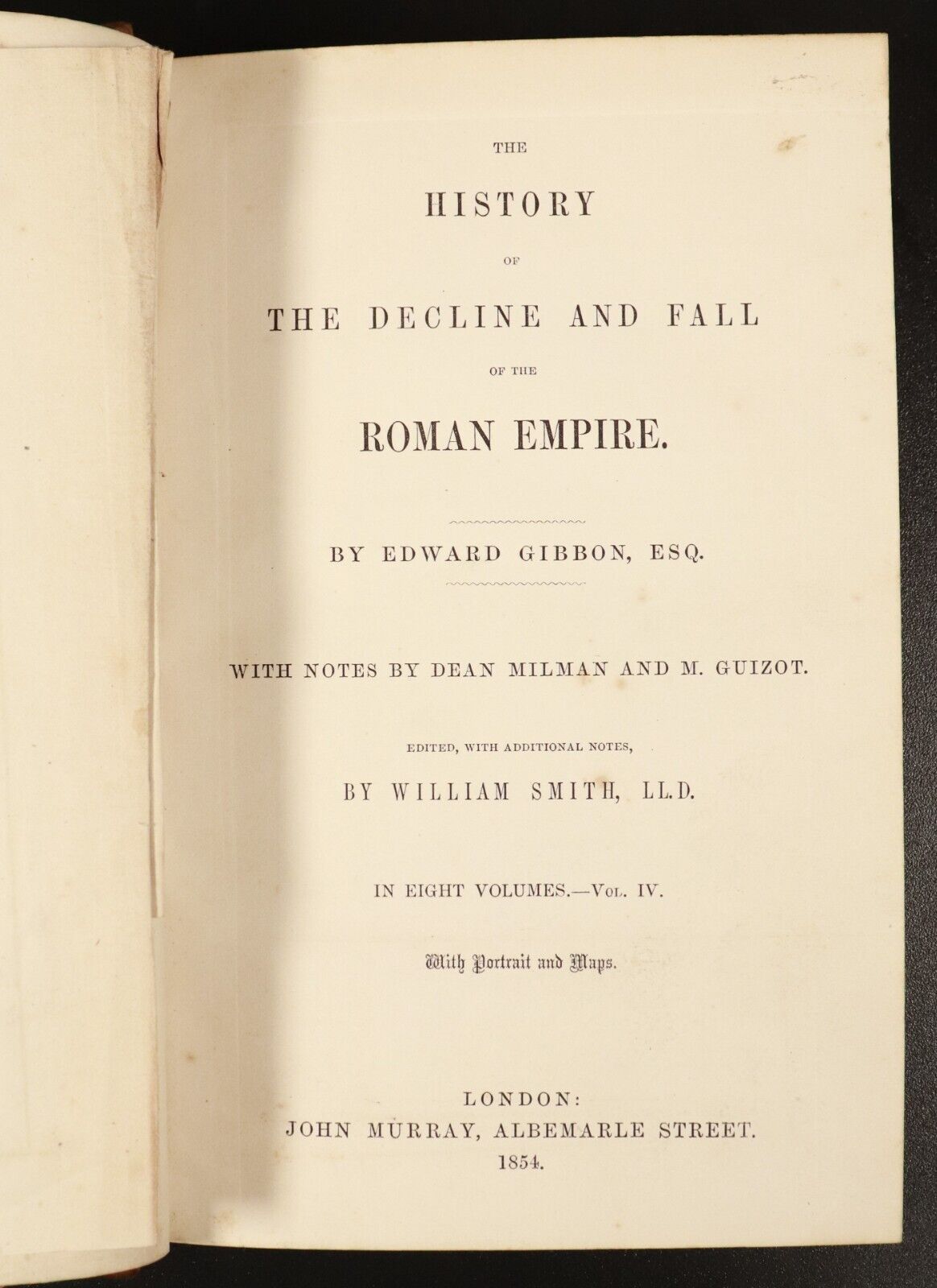 1854 7vol History Of Decline & Fall Roman Empire by E. Gibbon Antiquarian Books