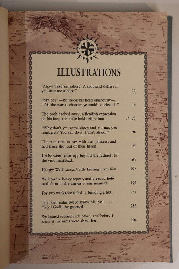 1989 The Sea Wolf by Jack London Classic Literature Book Readers Digest