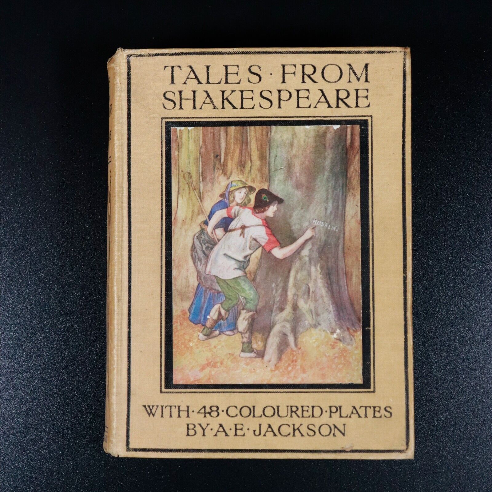 c1920 Tales From Shakespeare by Charles & Mary Lamb Antique Literature Book