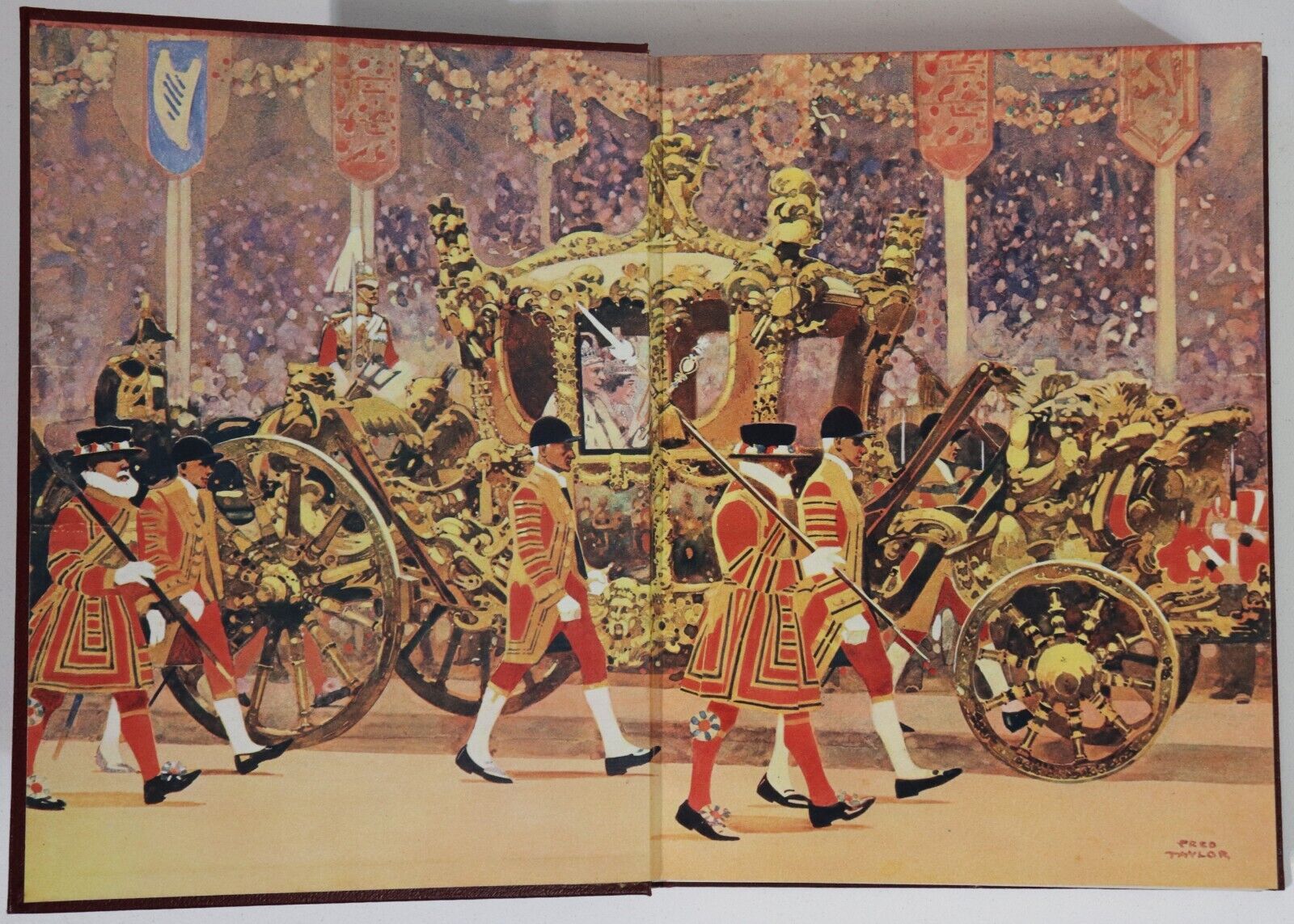 1937 Coronation Book Of King George VI Antique British Royal History Book