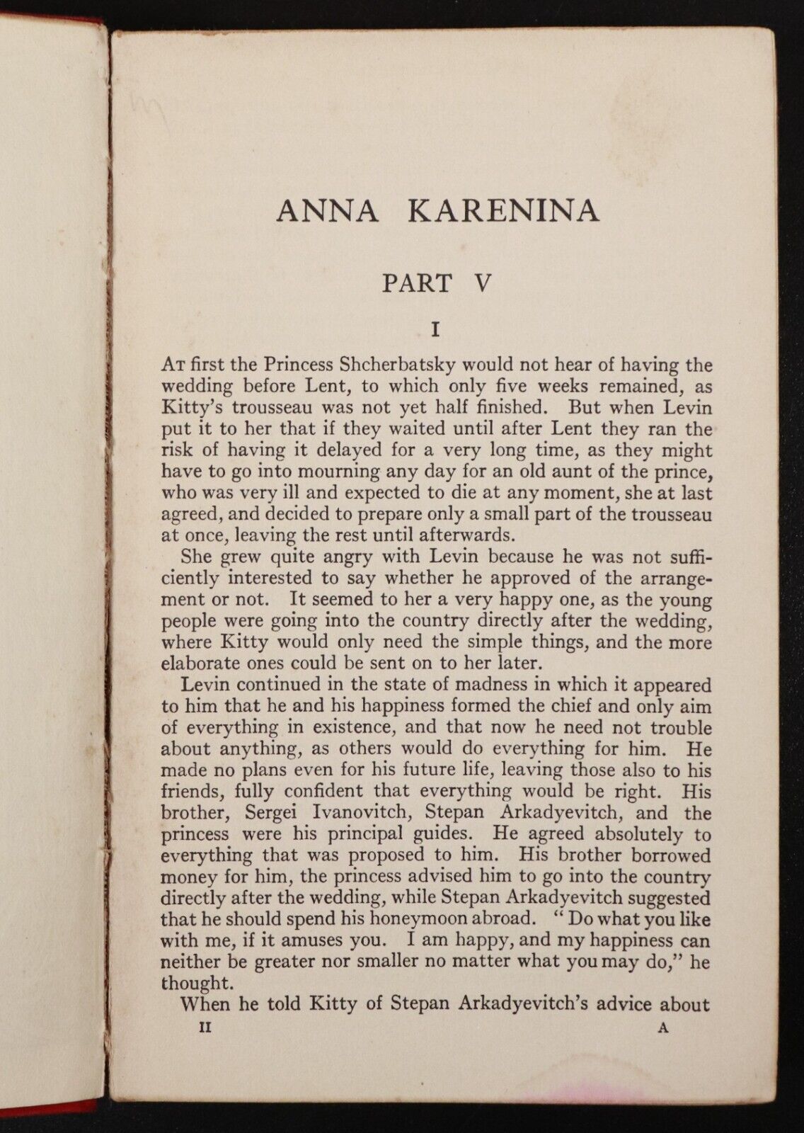 c1910 3vol Anna Karenina by Leo N. Tolstoy Antique Classic Fiction Book Set