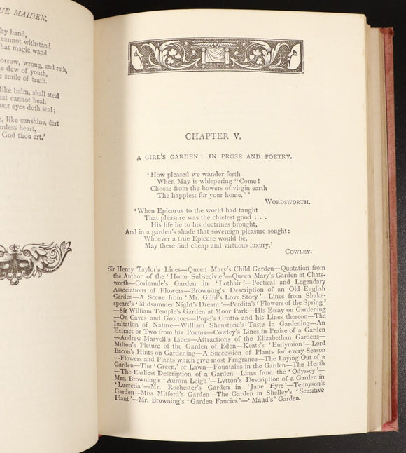 1883 Girls & Their Ways: A Book For & About Girls Illustrated Antiquarian Book