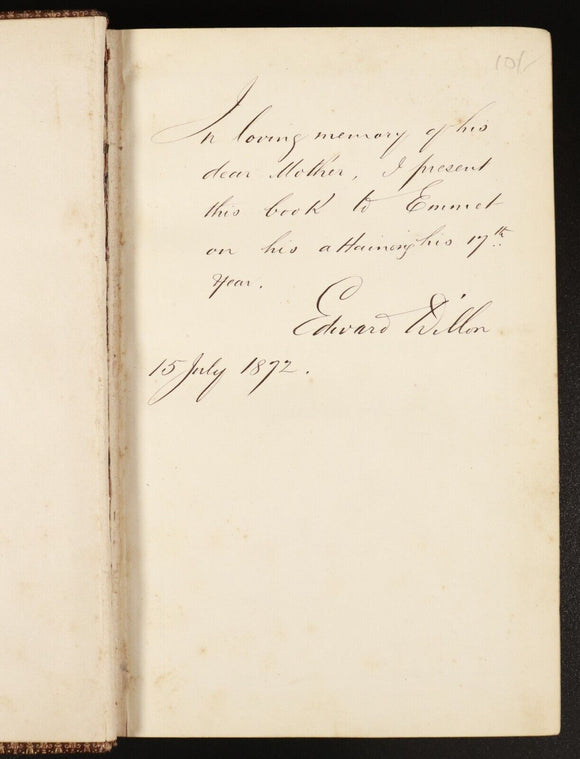 c1864 Poetical Works Of John Milton by E. Brydges Antique Poetry Book JMW Turner