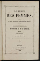 1838 Le Mérite Des Femmes by Legouve' Antiquarian French Poetry Book-4