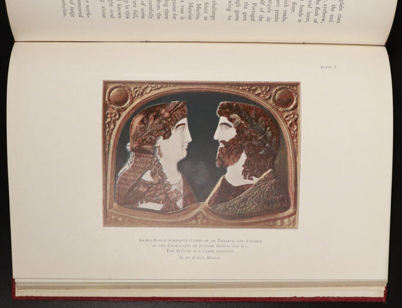 1900 Cameos by Cyril Davenport Antique Reference History Book Cameo Carving