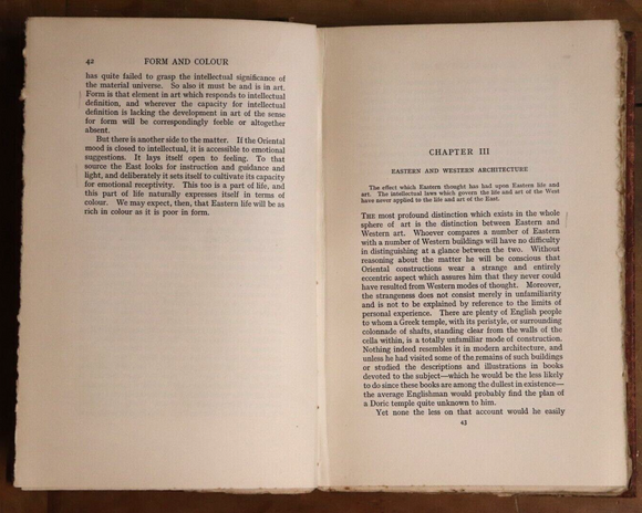 1915 Form & Colour by LM Phillipps Architectural Reference Book 1st Edition