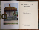 1947 We Wander In Wessex by Jane Herbert Antique British History Book-2