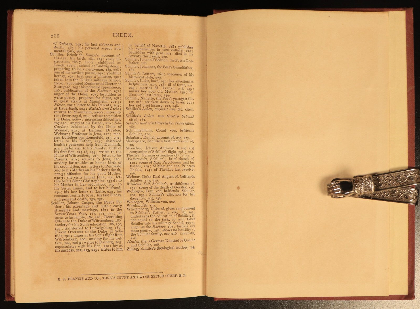 1872 Life Of Friedrich Schiller by Thomas Carlyle Antiquarian Biography Book