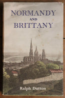 1953 Normandy & Brittany by Ralph Dutton Antique French History & Travel Book-1