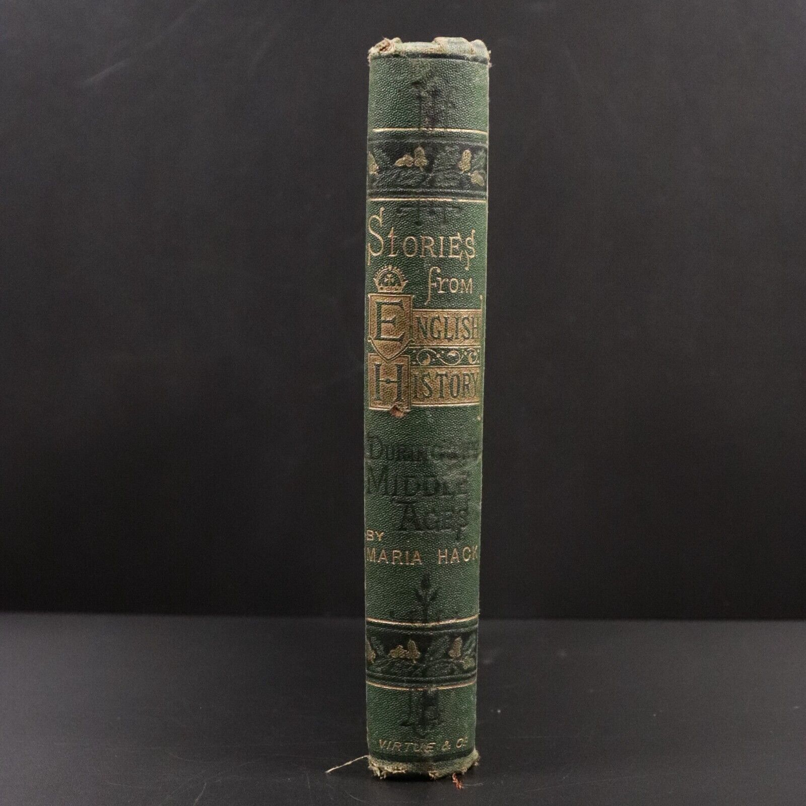 1872 Stories From English History During The Middle Ages Antique History Book