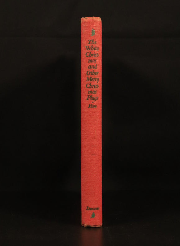1917 White Christmas & Other Christmas Plays Walter Ben Hare Drama Theatre Book