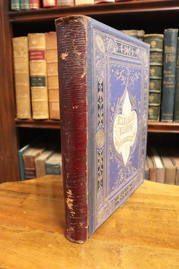 1867 Wayside Posies: Original Poems Of The Country Life Antiquarian Poetry Book