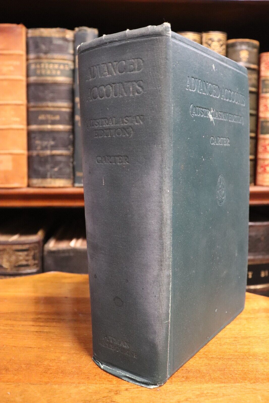 1944 Advanced Accounts Antique Australian Accounting Finance Reference Book