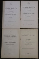 c1880 4vol Parliamentary Papers Victorian Railways Australian Rail History Books-1