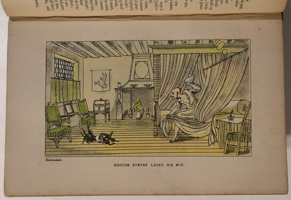 1869 Doctor Syntax's Three Tours by William Combe Antique British Fiction Book