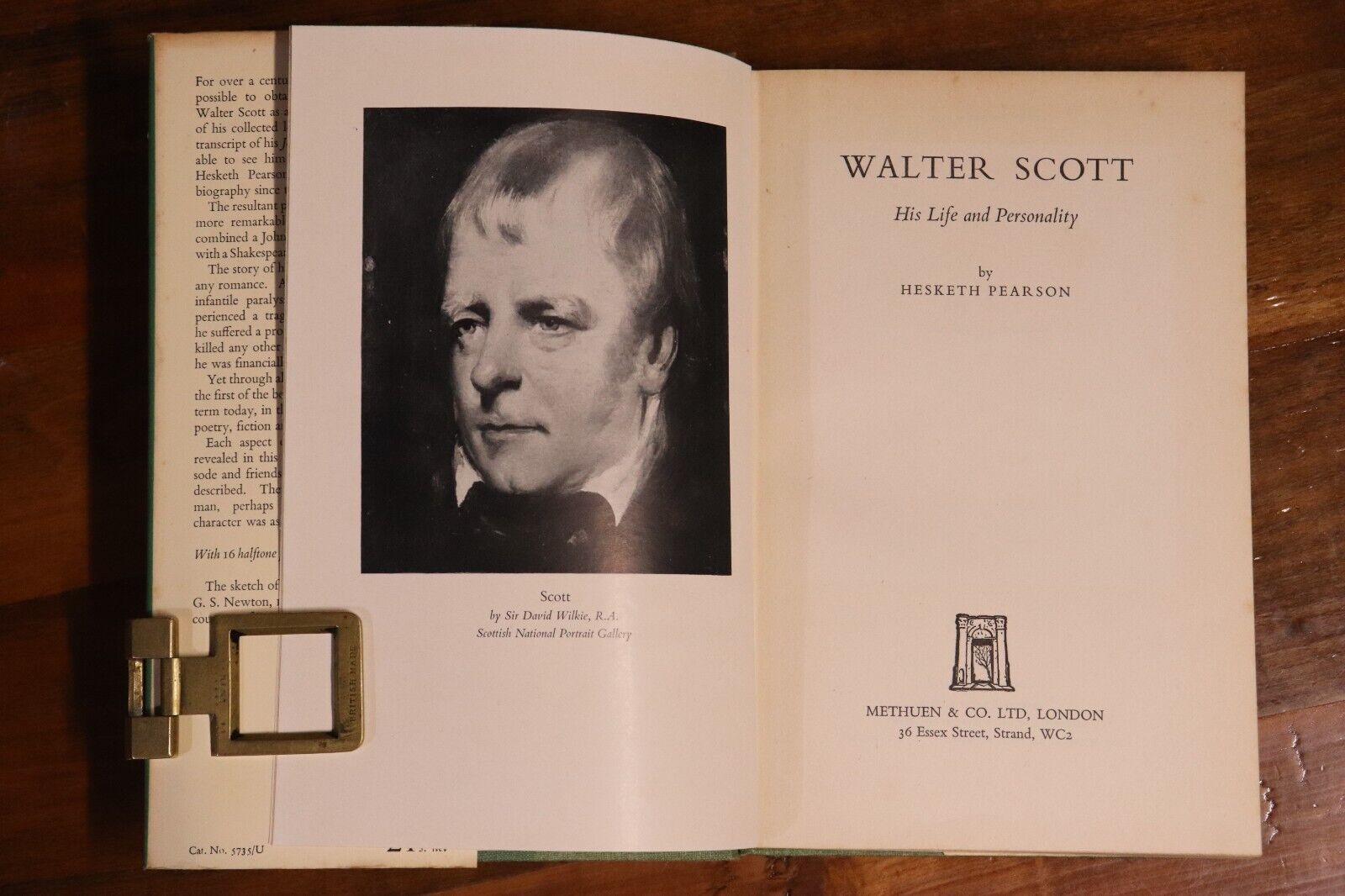 1954 Walter Scott: His Life & Personality by H Pearson Biography Book - 0